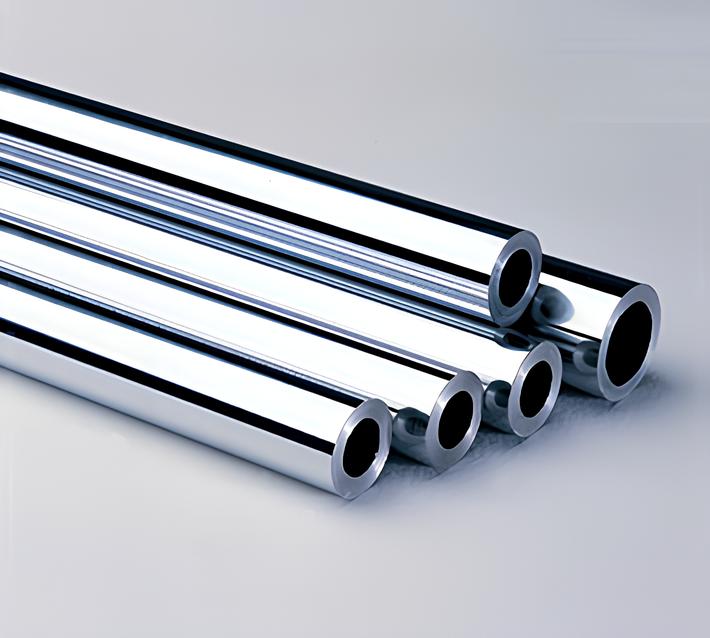 Шток полнотелый хромированный CK45+ТВЧ F7 D=14 мм chrome plated tubesm - Шток полый хромированный 120х100 мм